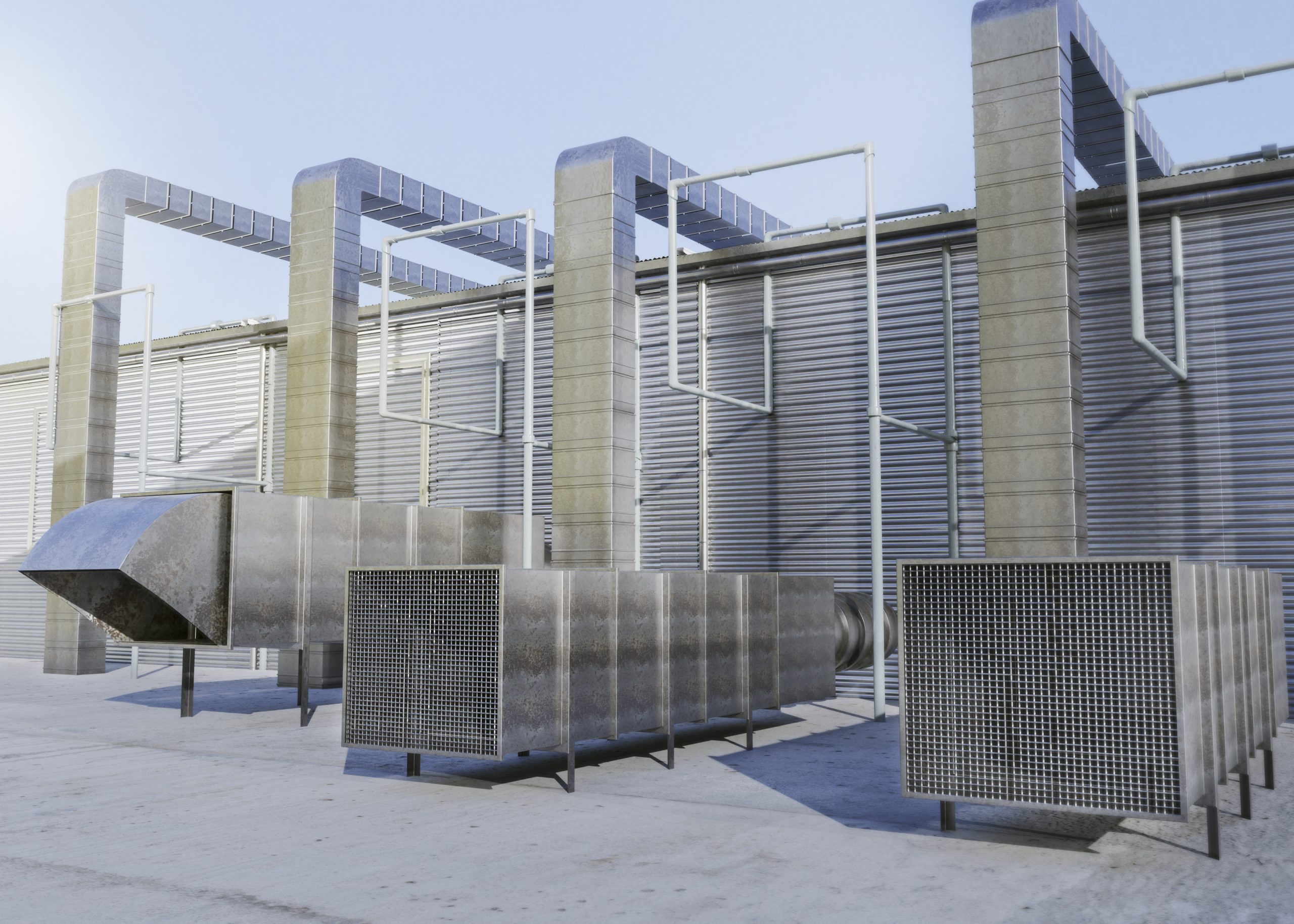 Sistema de ventilación industrial